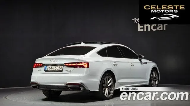 AUDI A5 (F5) 40 TDI Quattro Premium Sportback 2020 — photo 2 sur 20