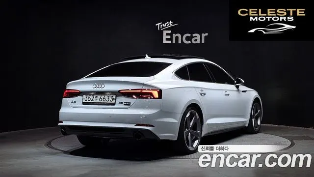 AUDI A5 (F5) 45 TFSI Quattro Premium Sportback 2019 — photo 2 sur 26