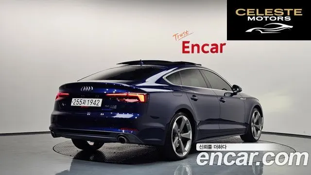 AUDI A5 (F5) 45 TFSI Quattro Premium Sportback 2019 — photo 2 sur 20
