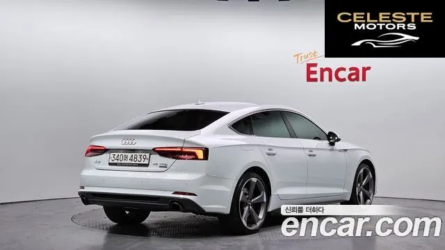 AUDI A5 (F5) 45 TFSI Quattro Premium Sportback 2019 — photo 2 sur 20