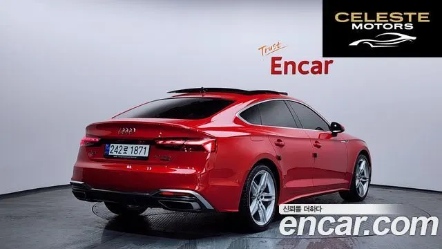 AUDI A5 (F5) 40 TFSI Quattro Premium Sportback 2021 — photo 2 sur 20