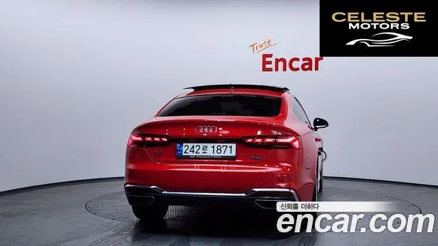 AUDI A5 (F5) 40 TFSI Quattro Premium Sportback 2021 — photo 4 sur 20