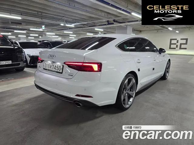 AUDI A5 (F5) 45 TFSI Quattro Premium Sportback 2019 — photo 2 sur 26