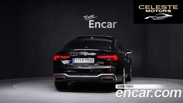 AUDI A5 (F5) 40 TDI Quattro Premium Sportback 2021 — photo 4 sur 20