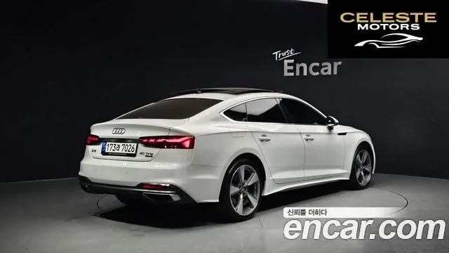 AUDI A5 (F5) 40 TFSI Quattro Sportback 2021 — photo 2 sur 20