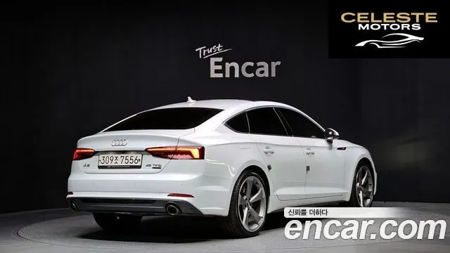 AUDI A5 (F5) 45 TFSI Quattro Premium Sportback 2019 — photo 2 sur 20