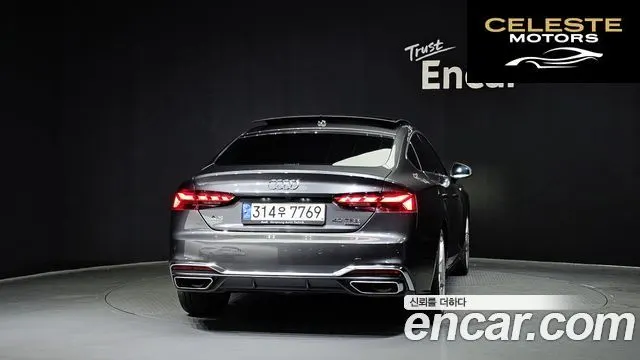 AUDI A5 (F5) 40 TFSI Quattro Premium Sportback 2021 — photo 4 sur 20