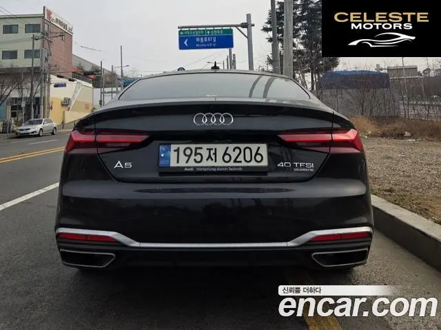 AUDI A5 (F5) 40 TFSI Quattro Premium Sportback 2022 — photo 4 sur 14