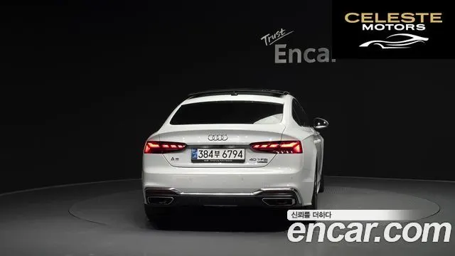 AUDI A5 (F5) 40 TFSI Quattro Premium Sportback 2023 — photo 4 sur 33