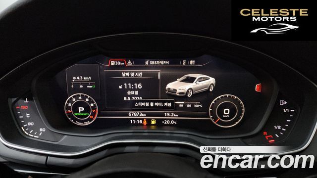 AUDI A5 (F5) 45 TFSI Quattro Premium Sportback 2019 — photo 8 sur 20