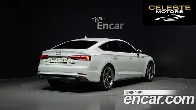 AUDI A5 (F5) 45 TFSI Quattro Premium Sportback 2019 — photo 2 sur 36