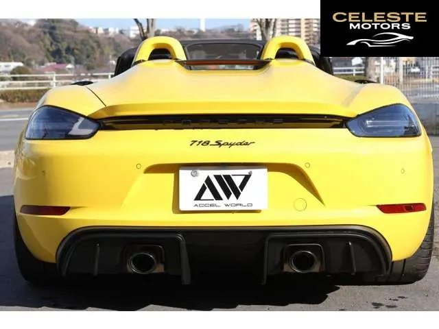 PORSCHE 718 Spider 2021 — photo 6 sur 8