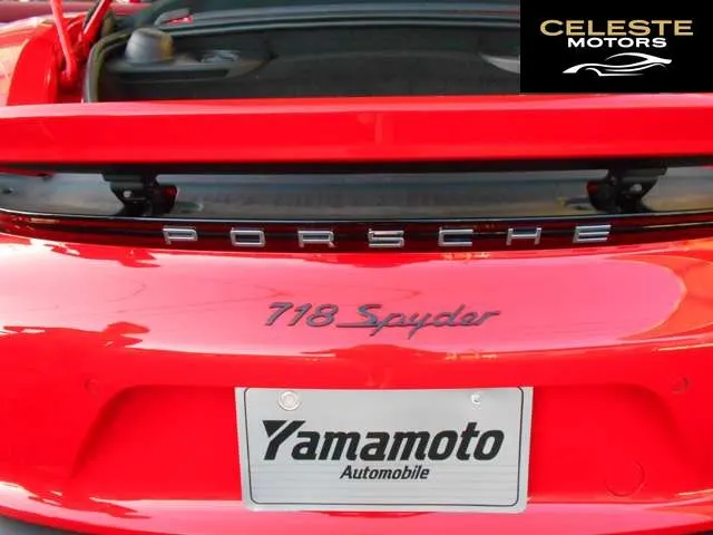 PORSCHE 718 Spider 2021 — photo 2 sur 8