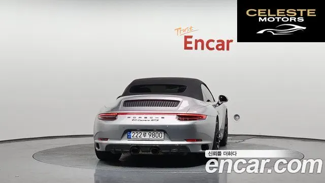 PORSCHE 911 Carrera GTS Cabriolet 2018 — photo 4 sur 26