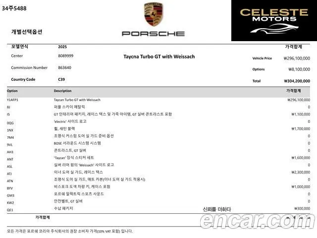 PORSCHE Taycan Turbo GT Package 2025 — photo 19 sur 20