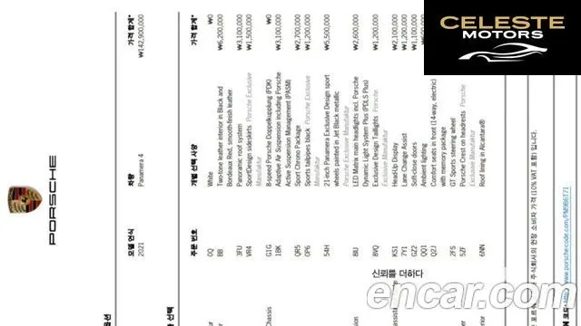 PORSCHE Panamera (971) 2.9 AWD 2021 — photo 20 sur 26