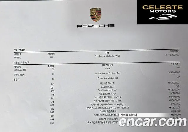 PORSCHE 911 (992) Carrera 4 Cabriolet 2024 — photo 20 sur 20