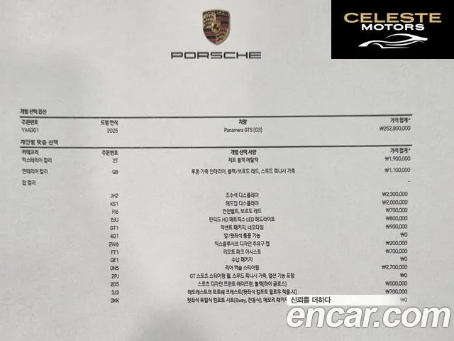 PORSCHE Panamera (976) 4.0 GTS 2025 — photo 20 sur 26