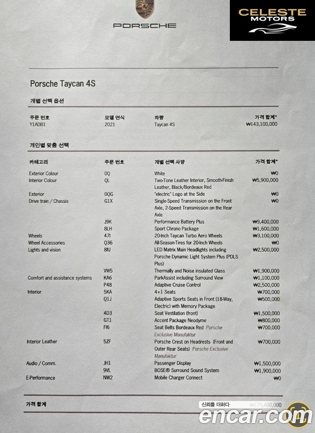 PORSCHE Taycan 4S 2021 — photo 10 sur 26