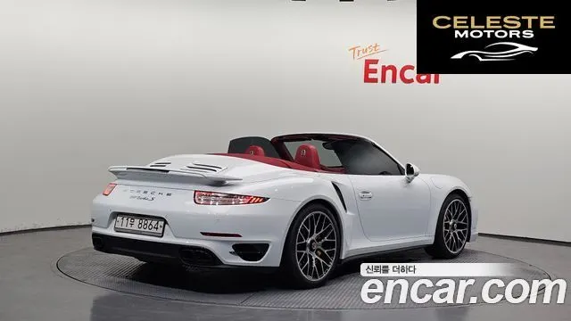 PORSCHE 911 Turbo S Cabriolet 2015 — photo 2 sur 20